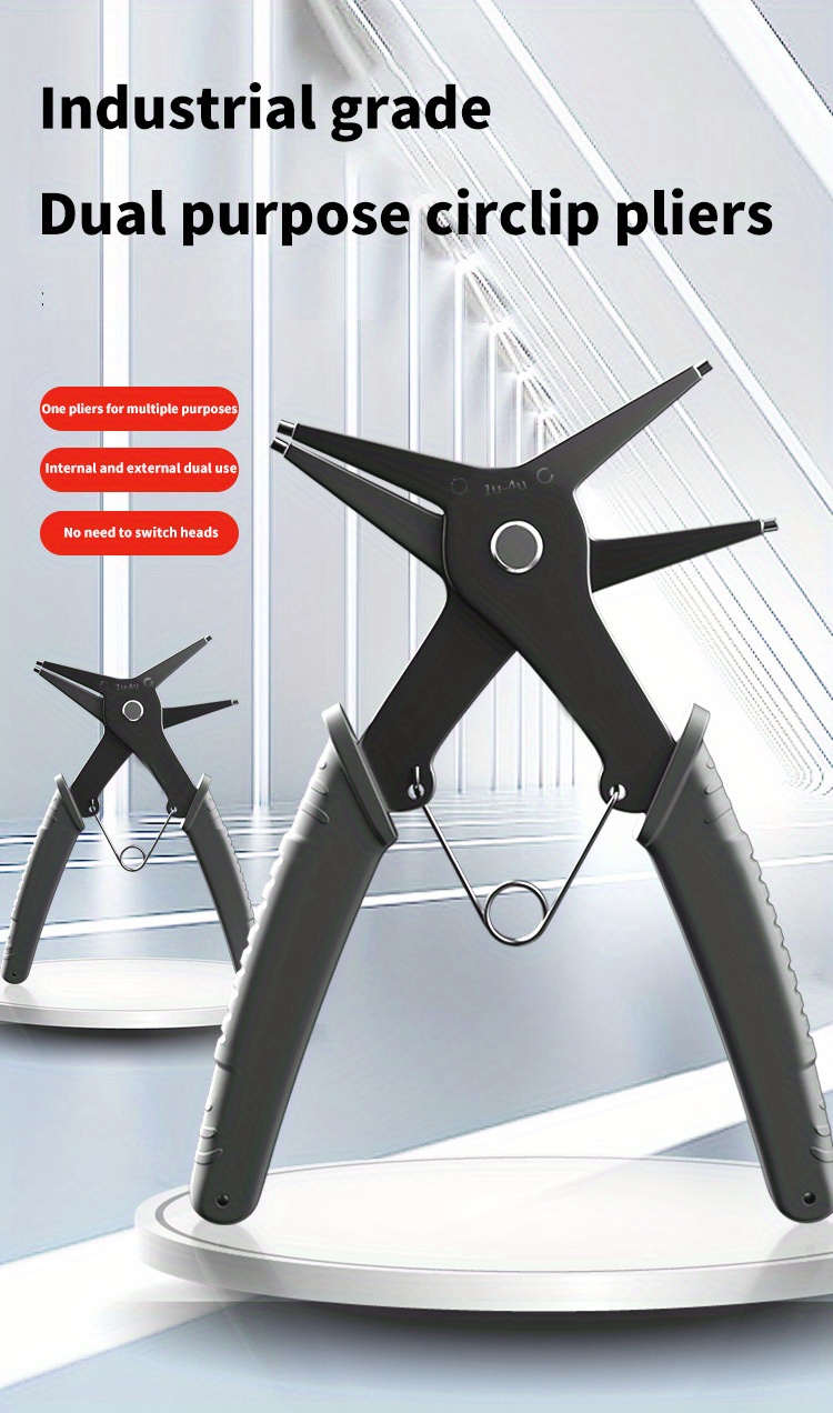Dual Use Circlip Pliers Inner Straight/ Outer Straight/ Temu