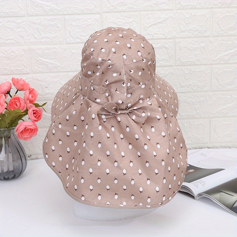 Sommer-Sonnenschutz Fischerhut - Mit Nackenklappe, Verstellbar, Faltbar