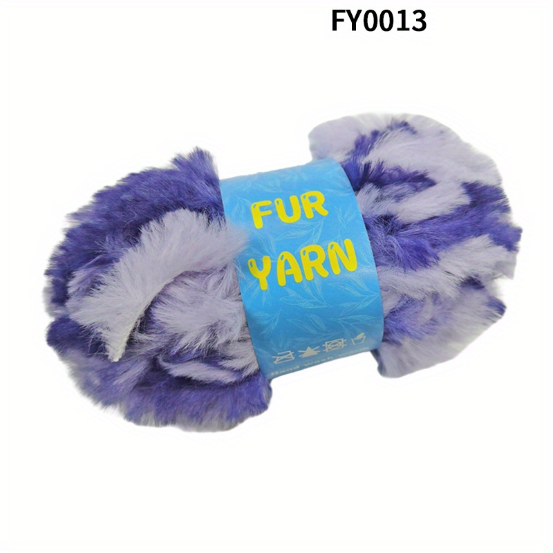 1pc Soft Yarn Faux Mink Fur Yarn For Diy Knitting And Crocheting Hat Scarf  Purse Etc, Check Out Today's Deals Now