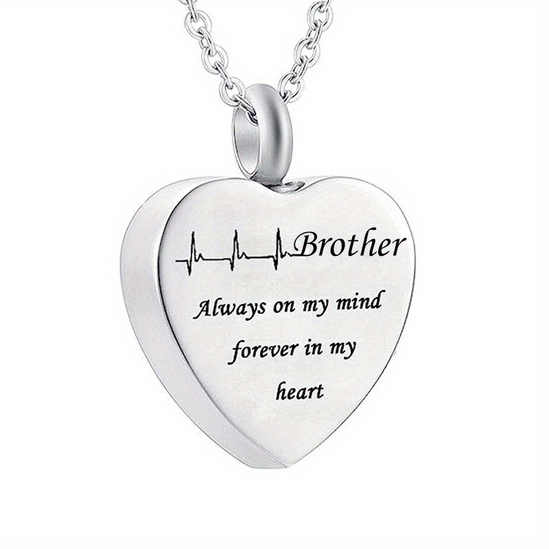 Forever in my deals heart ashes necklace