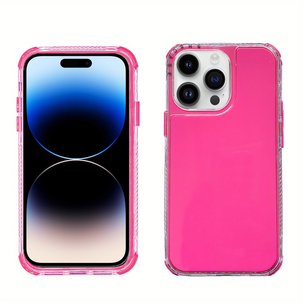 1 Pieza Funda Para Teléfono Anticaída Con Patrón De Fresa Y Corazón  Compatible Con Iphone 15, Universal Para Hombres Y Mujeres Con Recorte  Preciso, Moda de Mujer