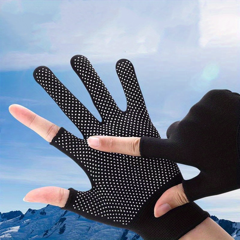 Outdoor Lightweight Exposed Two Finger Anti Slip Breathable - Temu