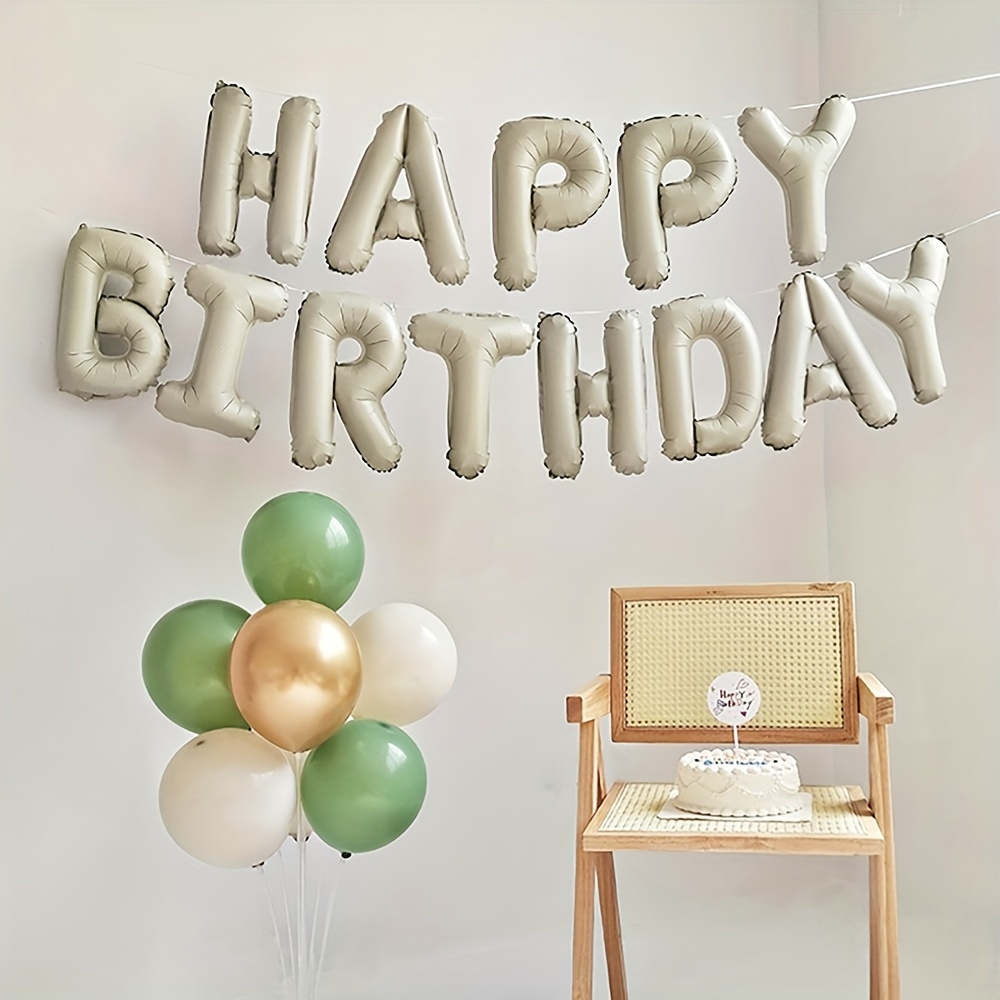 gorgeous moment Solid HBD HAPPY BIRTHDAY BALLOON DECORATION  Letter Balloon - Letter Balloon