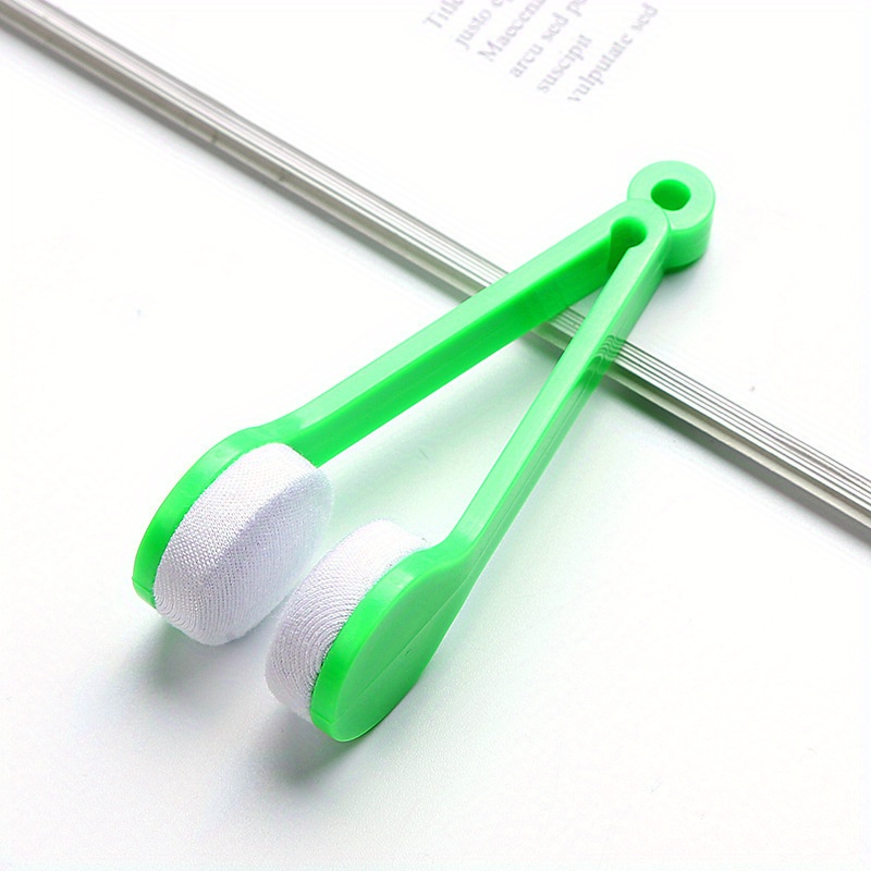 1pc Eyeglass Microfiber Cleaner Brush Portable Mirror Cloth Glasses Wipe