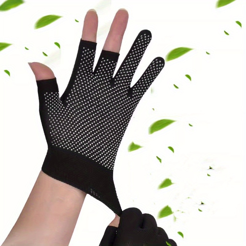 Three finger Exposed Gloves Half finger Gloves For Riding - Temu United  Kingdom