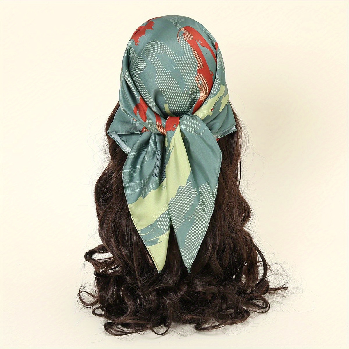 Boho Animal Pattern Square Scarf 70 Thin Sunscreen Headscarf Casual Neck Scarf