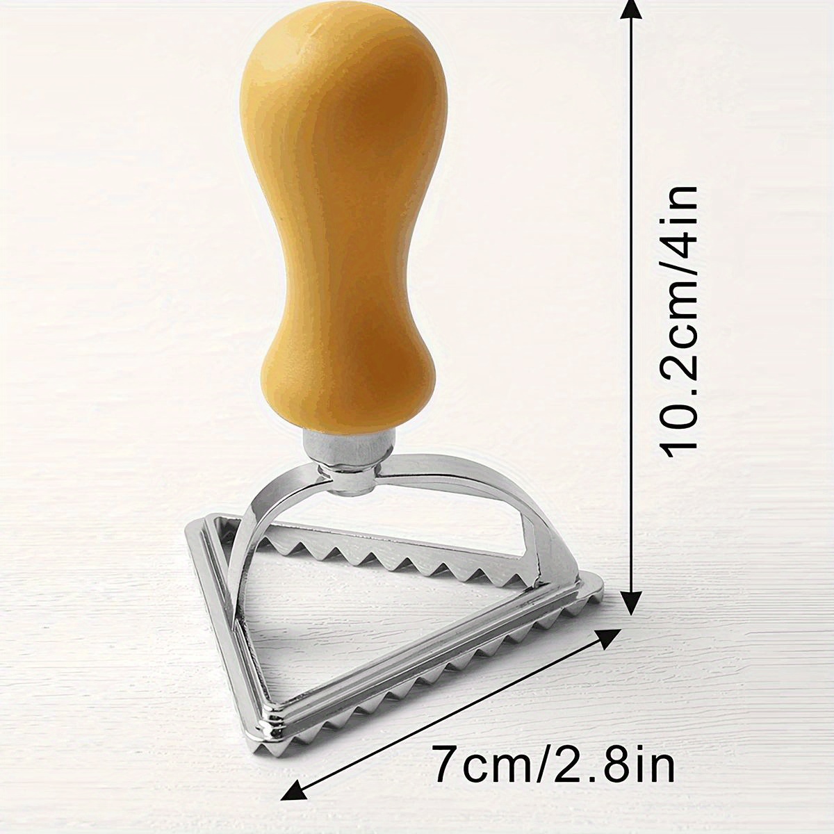 TEMU Molde de dumplings de acero inoxidable - 8 cavidades redondas para hacer pasta con mango ergonómico, duradero y fácil de limpiar para hacer