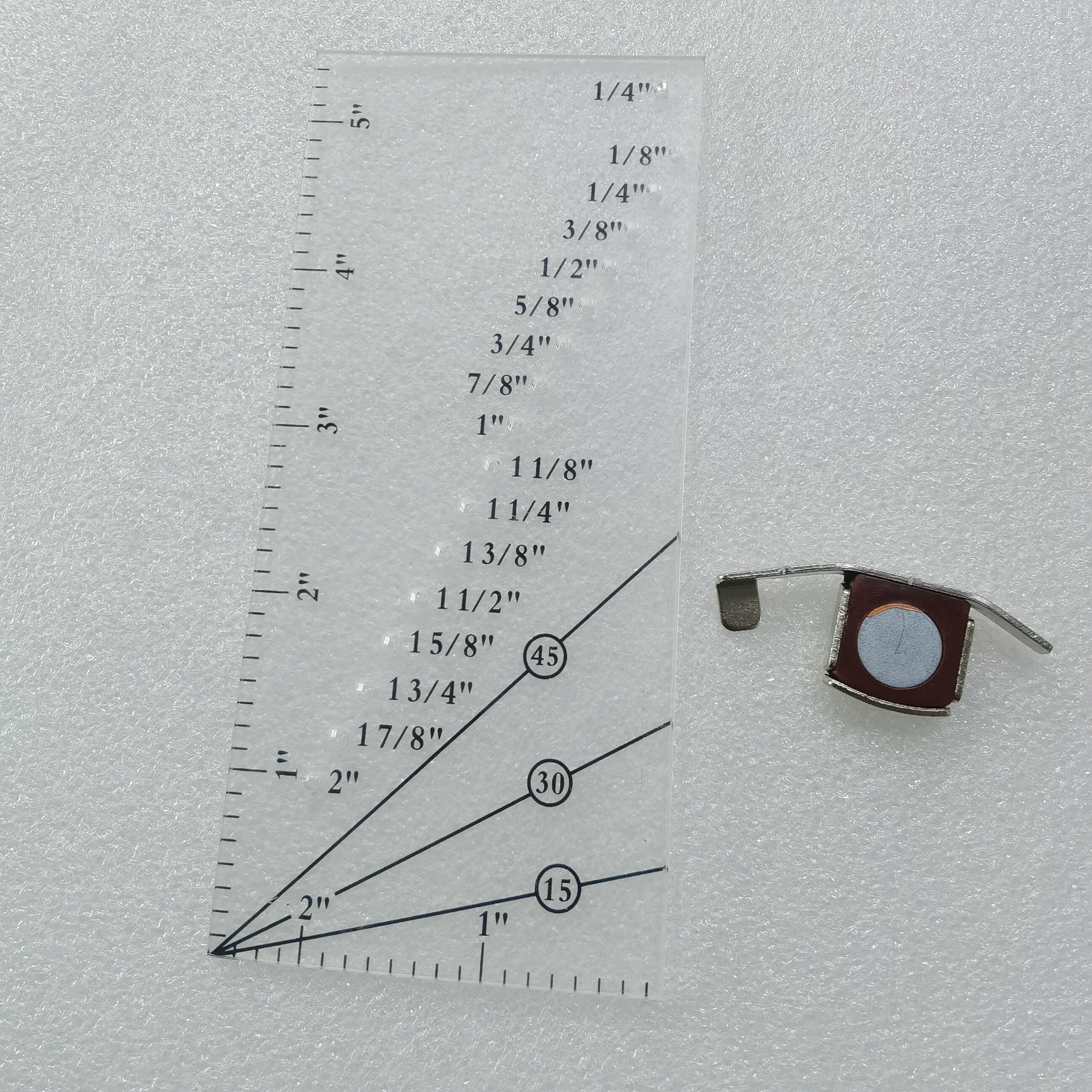 Seam Allowance Ruler And Magnetic Seam Guide For Sewing - Temu