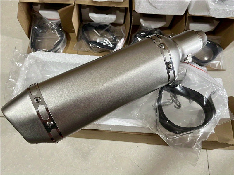 carbon fiber motorcycle exhaust muffler pipe 250cc 350cc 600cc   tube for   tmax530 msx125 gsr600 details 14