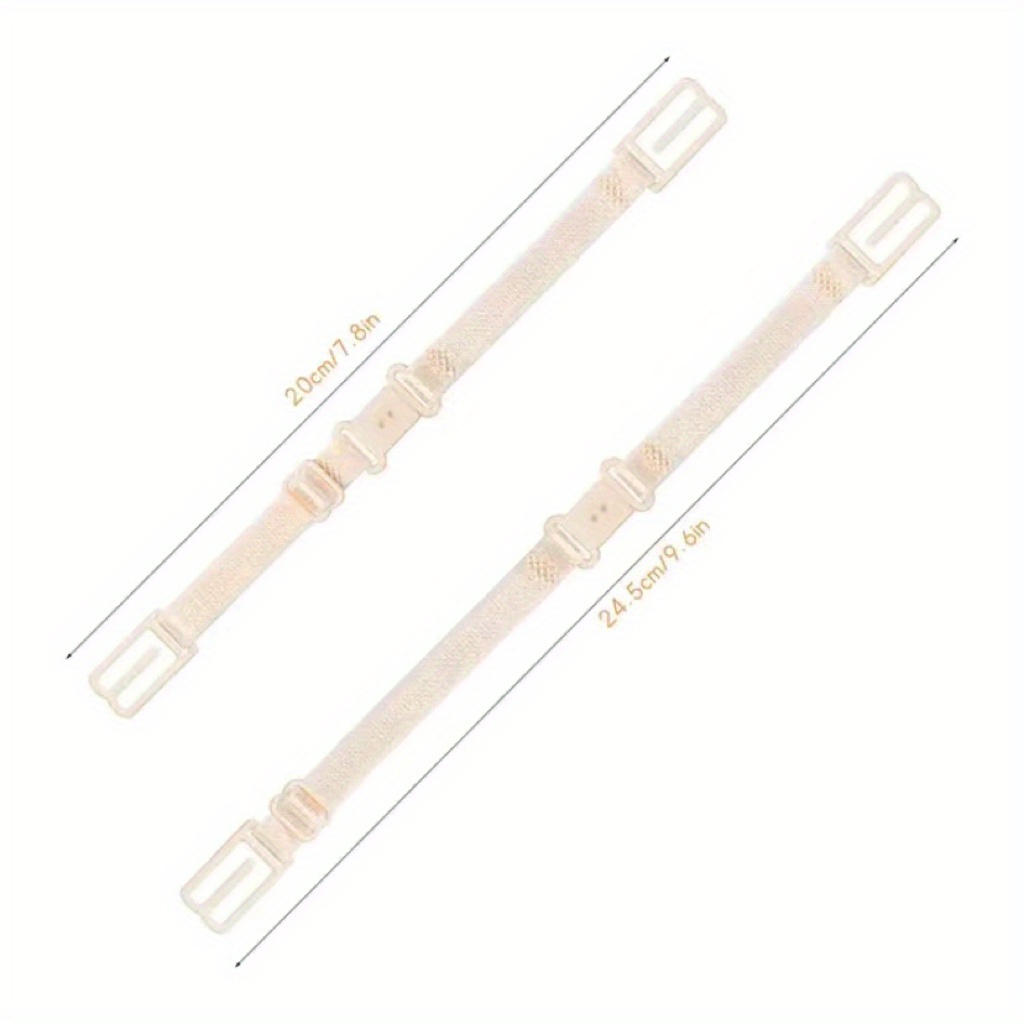 Solid Bra Strap Clips, Elastic Adjustable Bra Straps Shoulder Belt