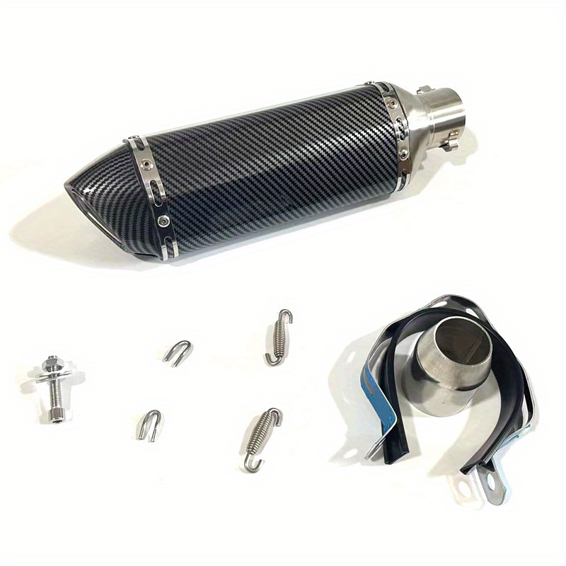 carbon fiber motorcycle exhaust muffler pipe 250cc 350cc 600cc   tube for   tmax530 msx125 gsr600 details 12
