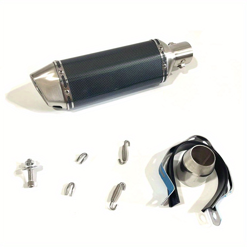 carbon fiber motorcycle exhaust muffler pipe 250cc 350cc 600cc   tube for   tmax530 msx125 gsr600 details 8