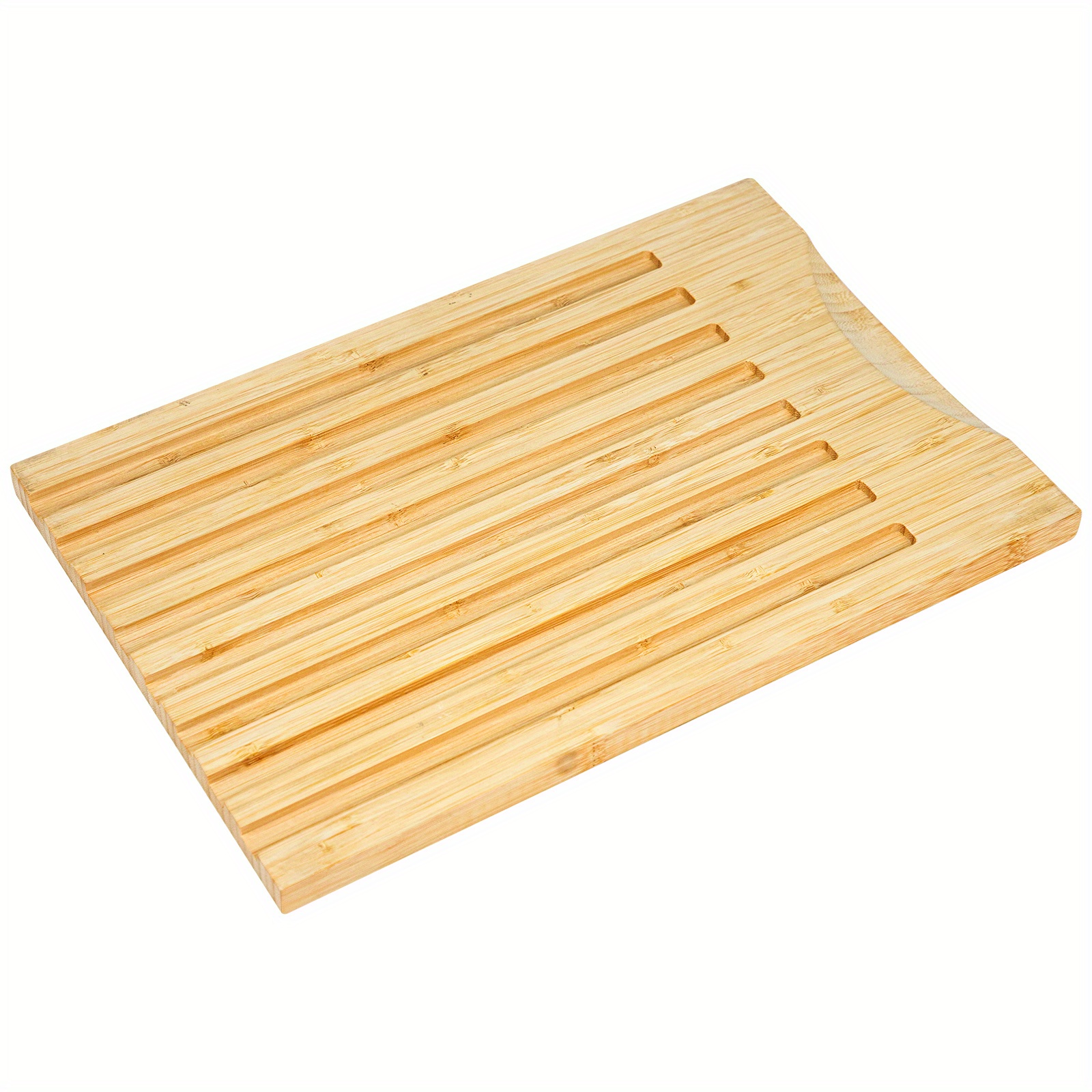 Bamboo Cutting Chopping Board with Containers 4 Storage Drawer w/ 4 Grater  Tool