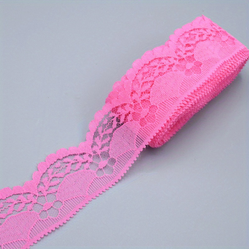 5 Yards Rose Pink Lace Trim With Vanilla Ribbon Insert, Lace Trim, Lace  Ribbon Insert, Wide Lace, Delicate Lace, Cream Ribbon, Pink Lace -   Canada