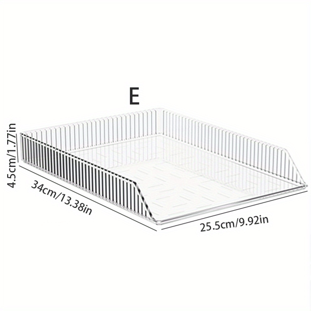 Transparent Cosmetic Storage Box with Shelf