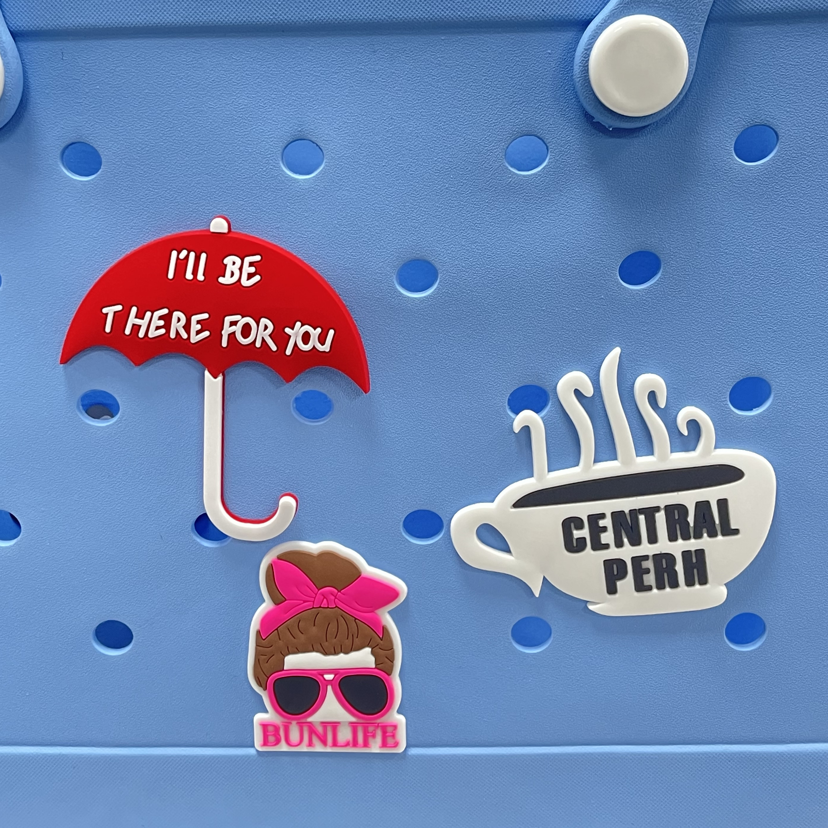 3-6Pcs Cartoon Charms for Beach Bag, Creative Silicone Accessories