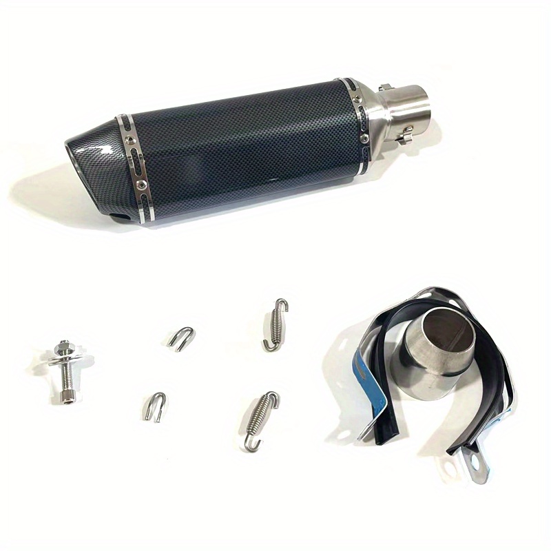 carbon fiber motorcycle exhaust muffler pipe 250cc 350cc 600cc   tube for   tmax530 msx125 gsr600 details 9