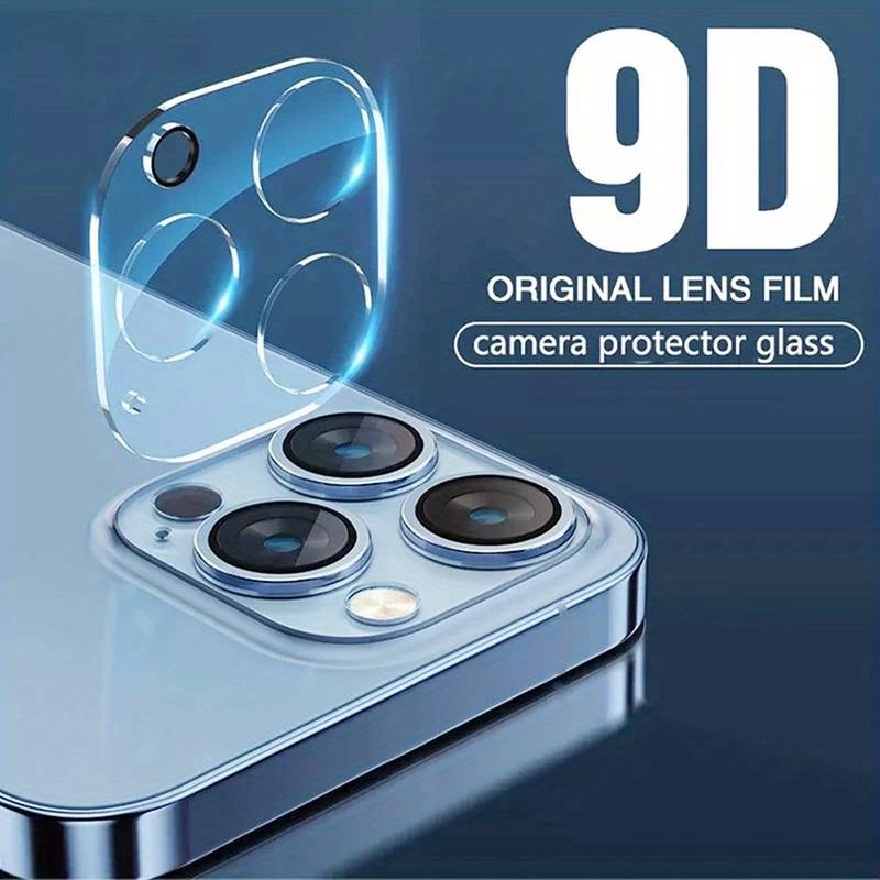 Full Cover Metal & Tempered Glass Camera Lens Protector For IPhone 15/14/13/12/11 Pro Max