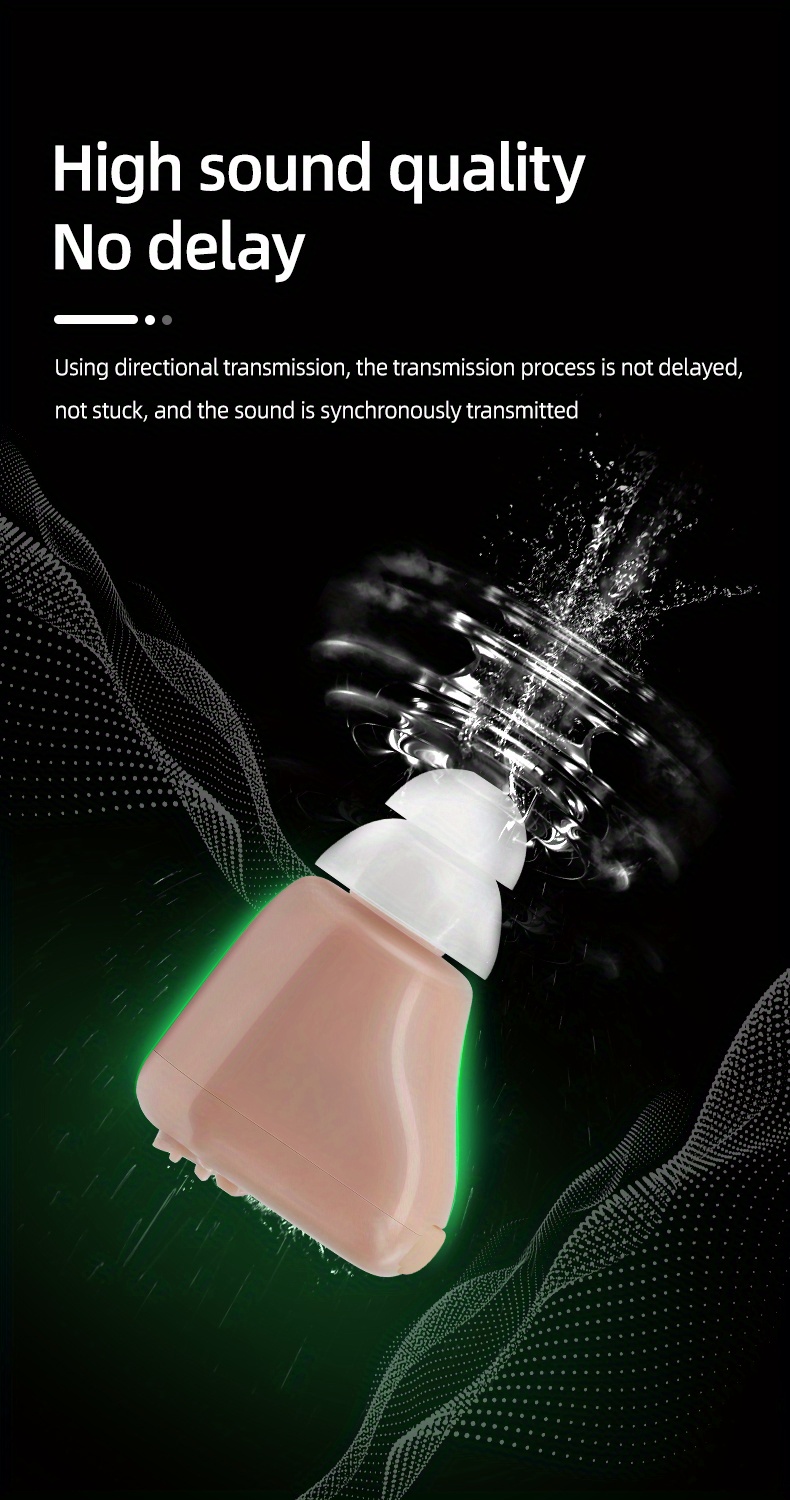 Rechargeable Wireless Hearing Aid Amplify Sounds Improve Temu