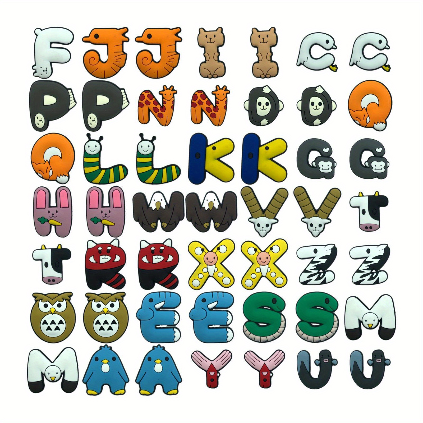 25,30 Different Shoe Charms for Kids Boys Girls,Texas/Axolotl/Letter Shoe Charms for Teens Women Man,Cartoon Houston Cute Animal Alphabet Shoes