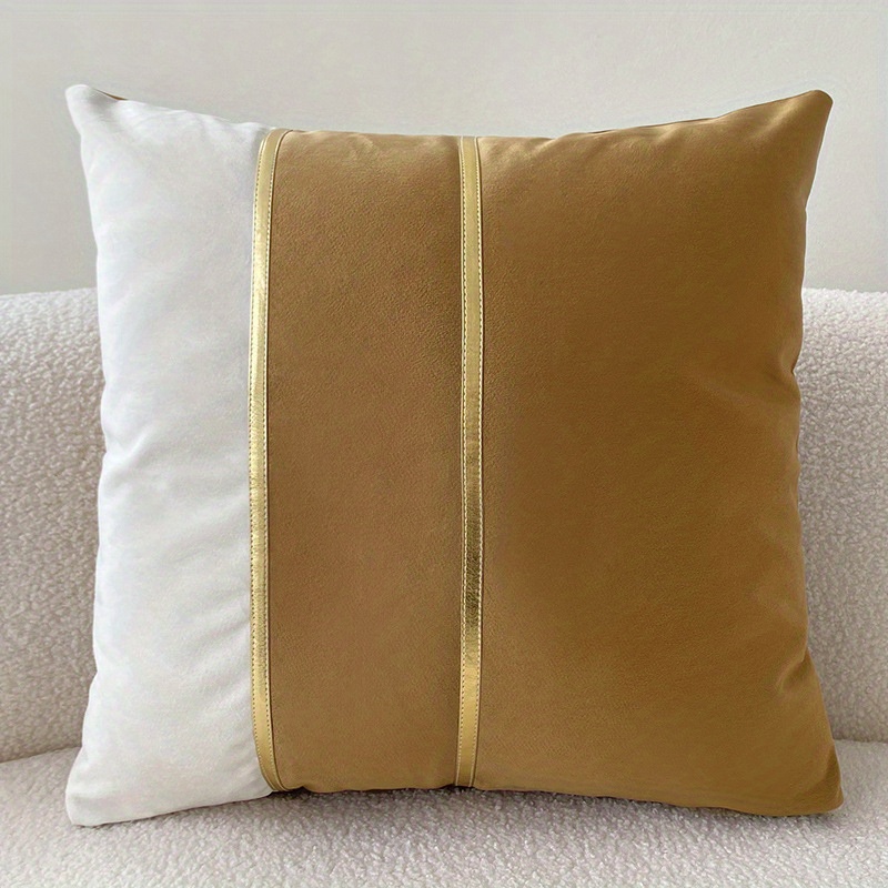 2 Piezas Fundas Almohada Terciopelo Crema 18 X 18 Pulgadas - Temu Chile