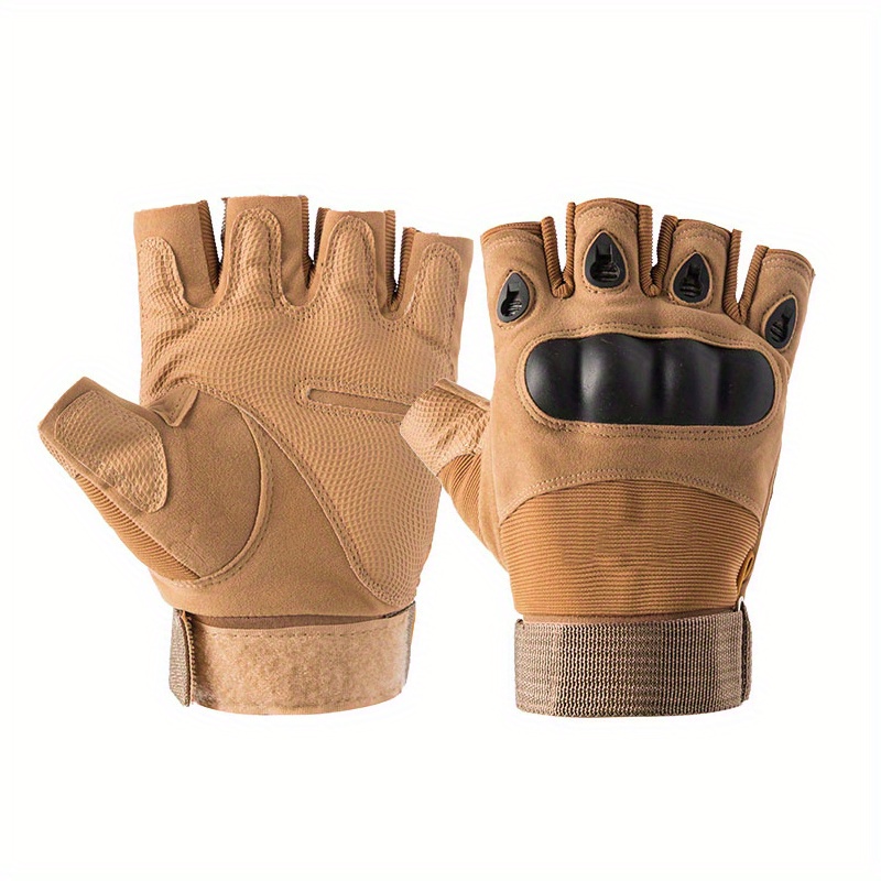 WPTCAL Fingerless Tactical Gloves for Men Paintball Airsoft Half Finger  Glove