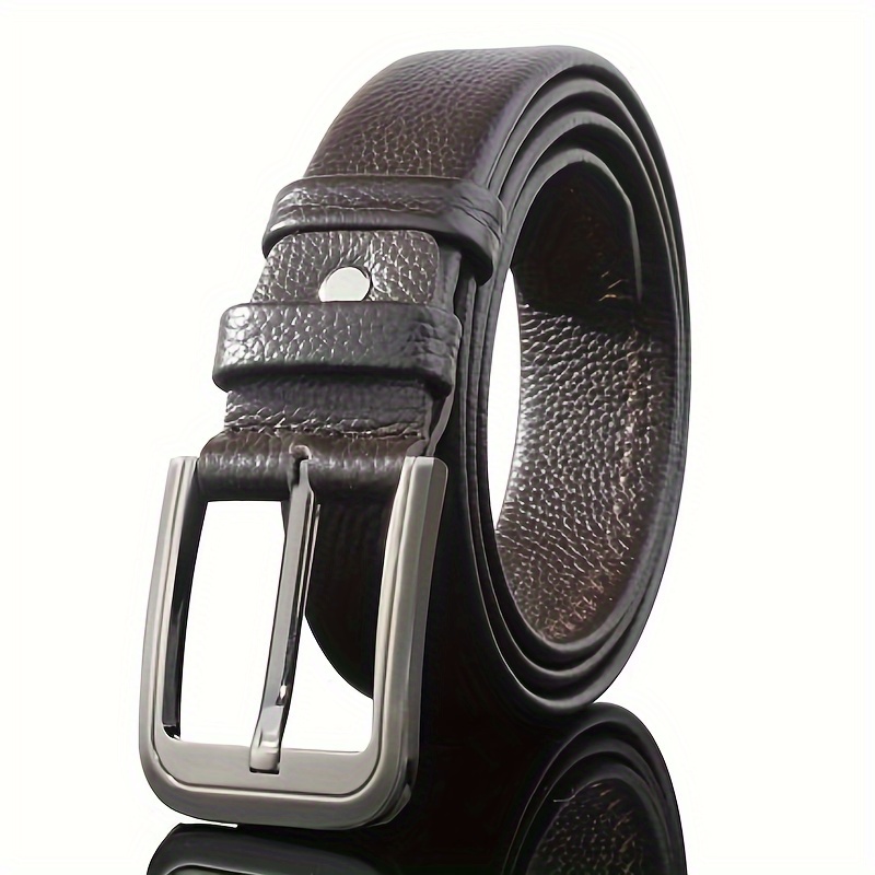 Men PU Leather Patterns Belt Husband Boyfriends Birthday