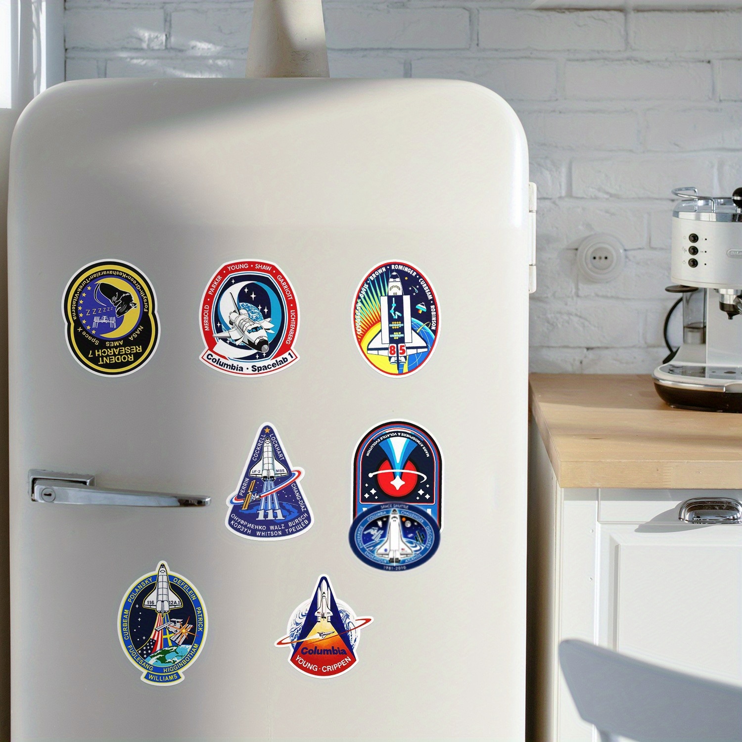 50 pegatinas decorativas para portátil botella de agua NASA-- BANYUO  Electrónica