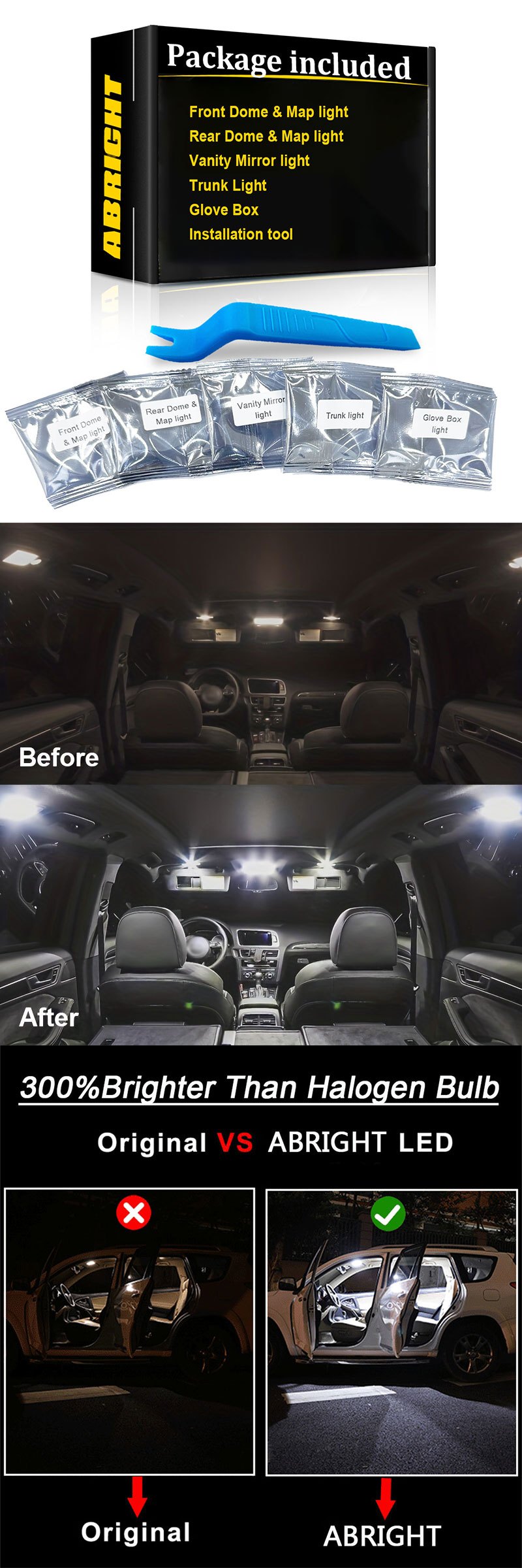 Luz LED Interior para puerta de coche, accesorio Canbus para Mercedes Benz  clase C W202 W203 W204 W205 S203 S204 C203 C204 - AliExpress