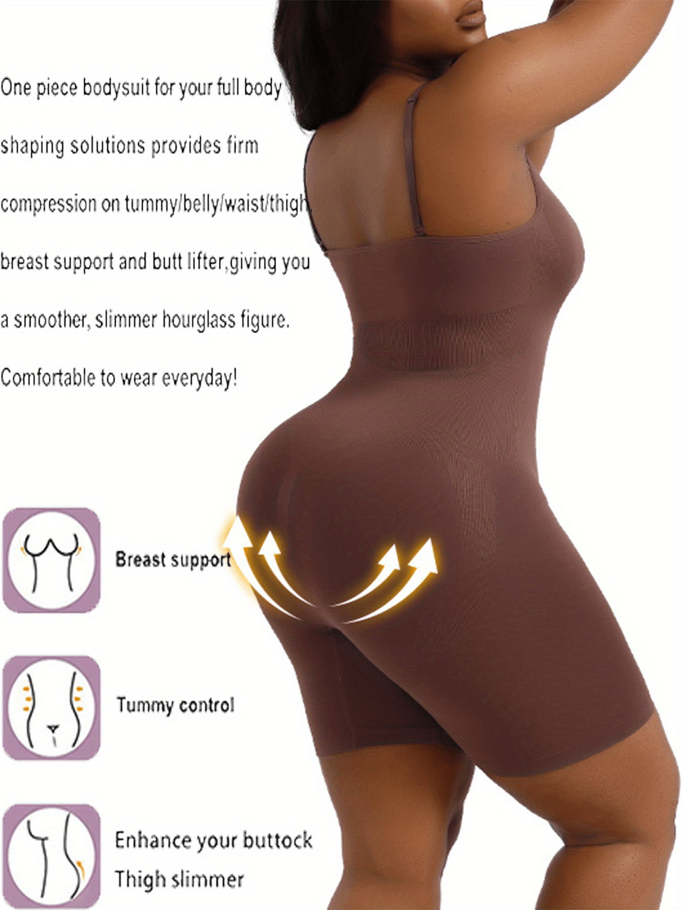Shop Generic Padded s Shapewear Miracle Body Shaper And ock Lifter Enhancer  HLift Sculpt and Boost Booty Shorts DropshUS Online
