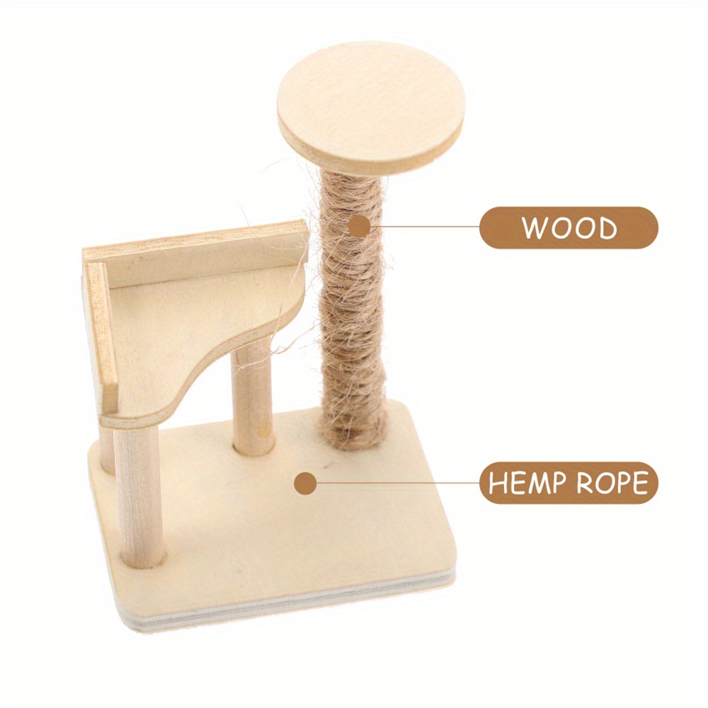 Delight Little One A 112 Dollhouse Wooden Pet Cat Tree Temu