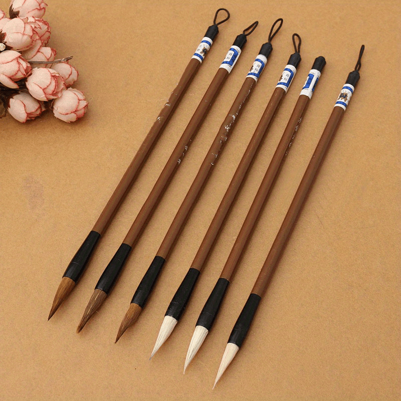 Luxurious Chinese Calligraphy Brushes Pen Set Artist Writing Drawing Brush  Pen Ink Paper and Ink Stone the Scholar's Four Jewels