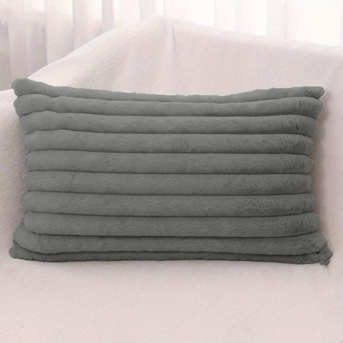 Double-sided Plush Pillow With Pillow Core, With Invisible Zipper,  Detachable And Washable Design Throw Pillow For Bedroom Sofa Couch Bed Home  Decor - Temu