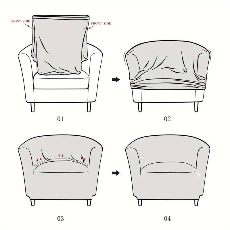 1pc seersucker tub chair slipcover bubble design elastic armchair slipcover for club chairs living room and bedroom home decor details 2