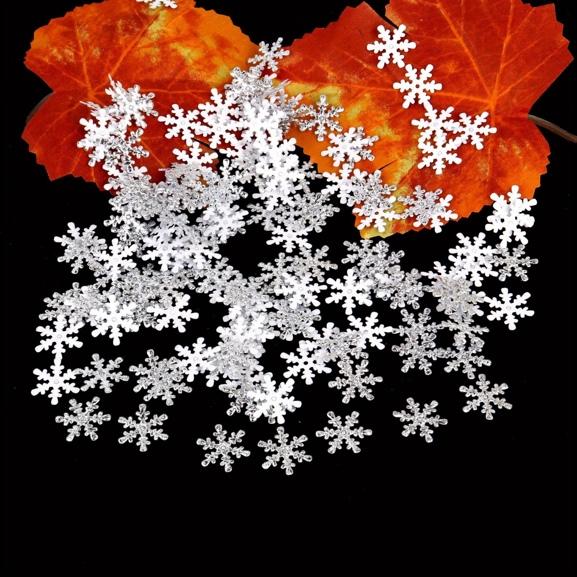 Artificial Snowflakes Confetti Decorations For Christmas - Temu
