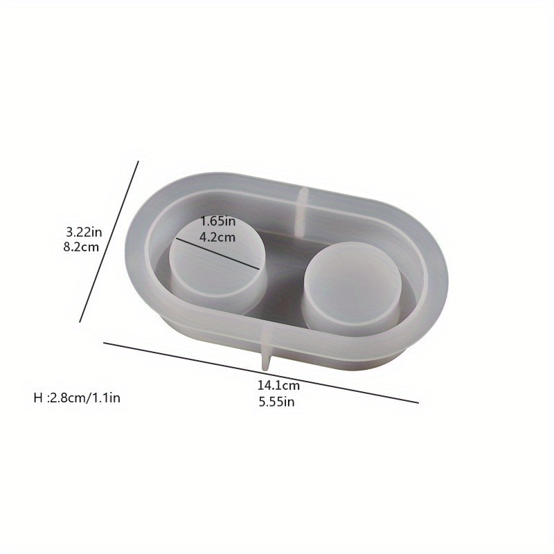 Cylindrical Candle Holder Silicone Candle Mold Reinforced Temu