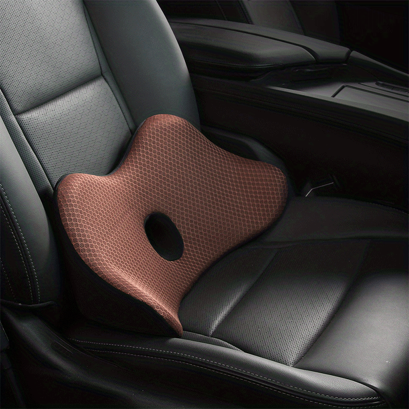 Car Seat Cushion, Car Memory Foam Cushion, Lumbar Support Pillow Cushion To  Relieve Sciatic Nerve And Low Back Pain For Car Seats