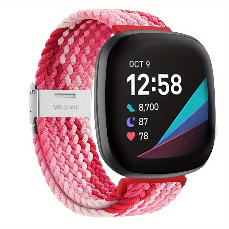 Reloj de vestir rosa Versa 3 de Fitbit