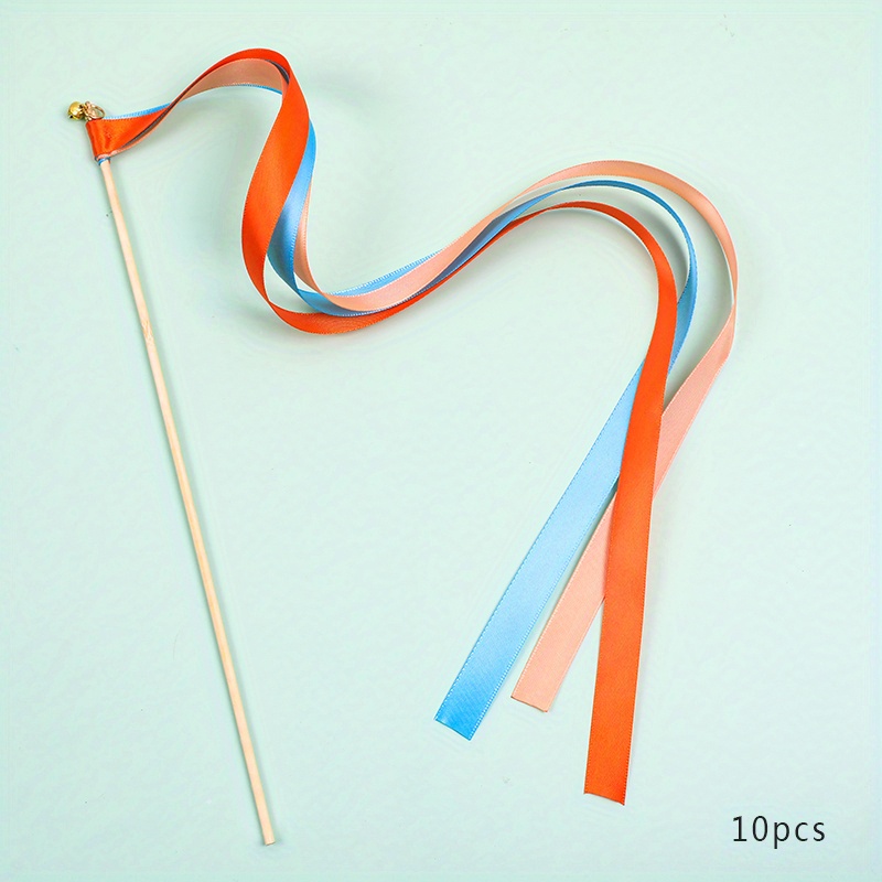 Colorful Ribbon Fairy Stick, Pastel Ribbon, Wedding Decoration - Temu