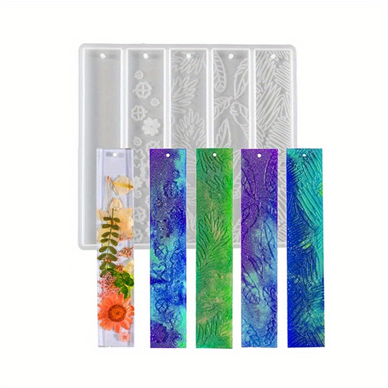 2pc Animal Shape Silicone Bookmark Mold Epoxy Resin Molds UV Resin