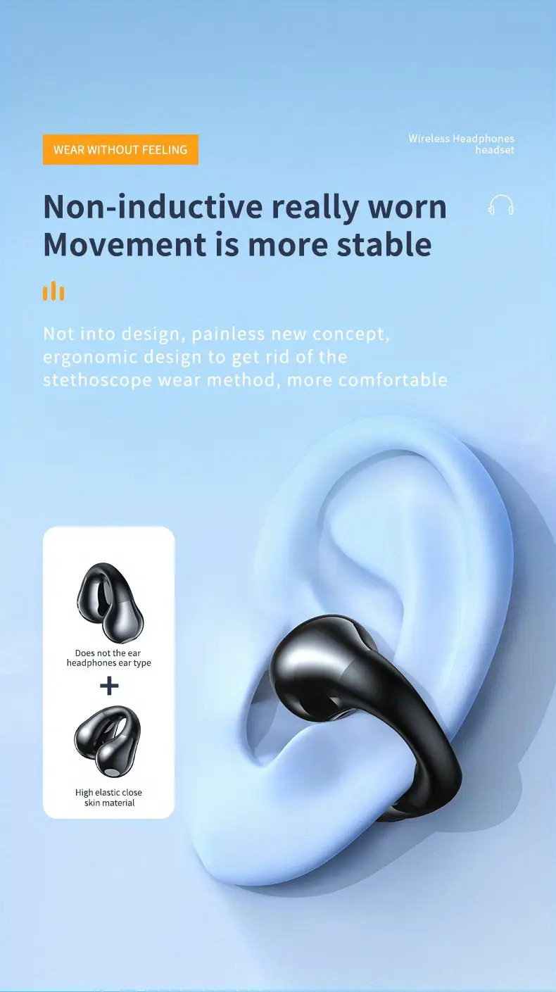 Wireless Earclip Earphones