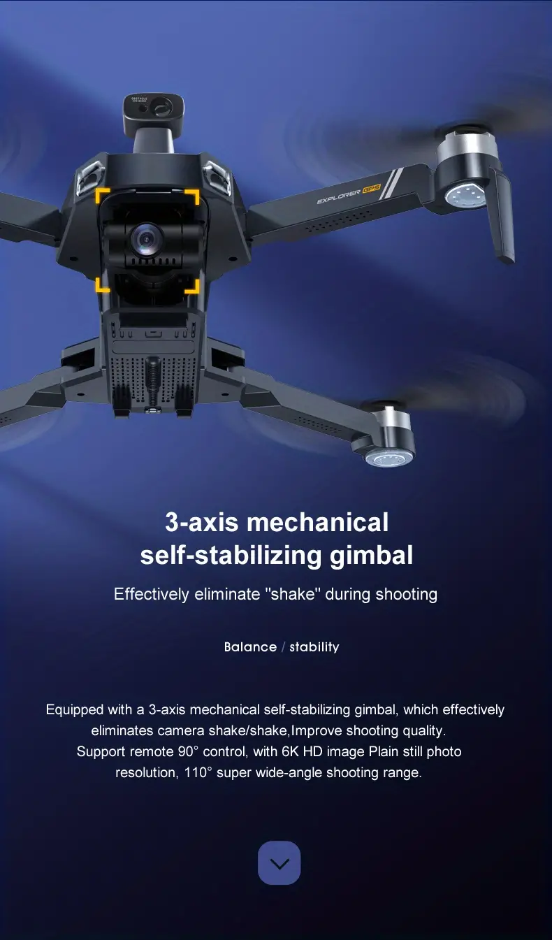 x20 gps brushless drone 360 laser obstacle avoidance 3 axis ptz fpv headless mode intelligent return 3 modes switching main camera transmission frame rate 25 fps adult aerial photography drone details 8
