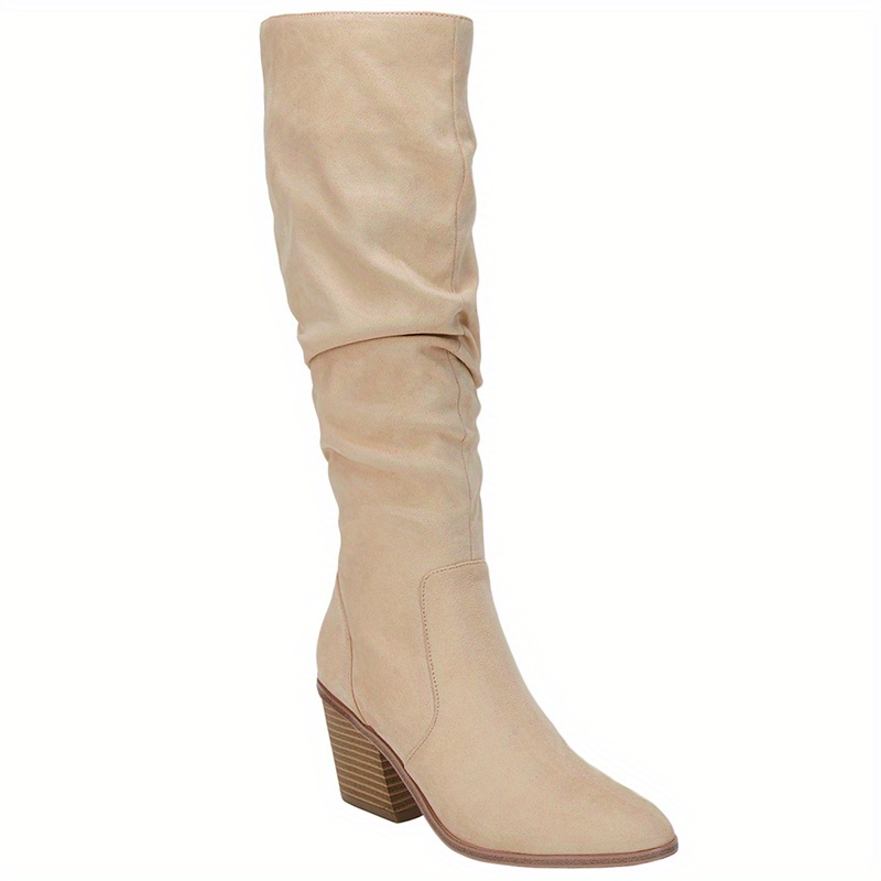 Womens cream hot sale colored boots