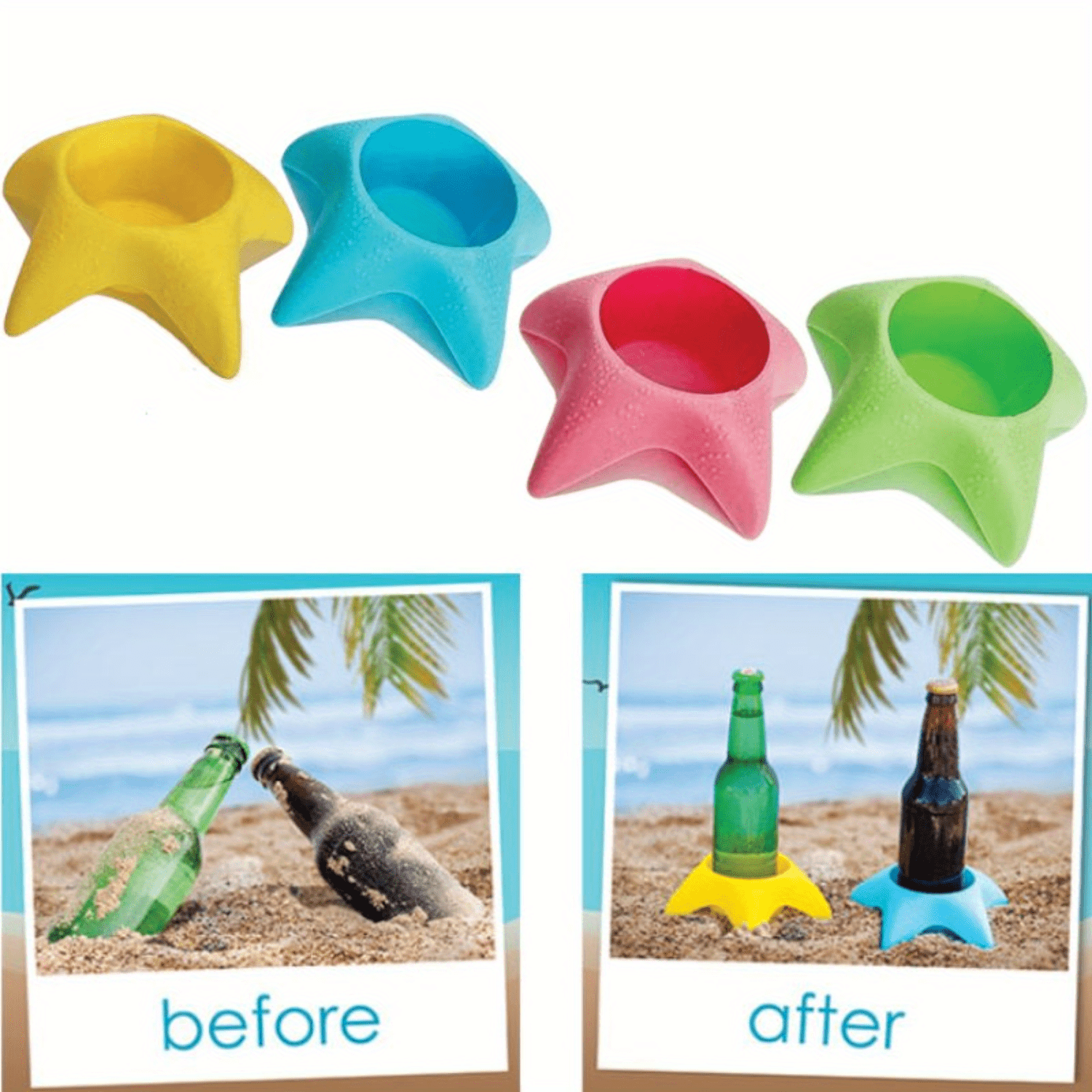 Beach Vacation Ready Shaped Drink Cup Holder Sand Temu