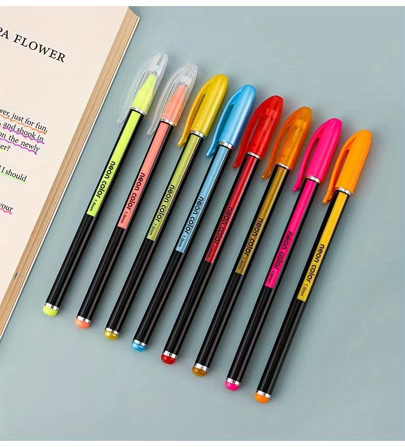 joyoldelf 48 Bolis de Colores, Boligrafos de Gel De Colores en 4 Estilos  Incluye Metálico, Purpurina, Neón y Clásicos, Boligrafos Gel para Colorear  Adultos, Escritura y Scrapbooking : : Oficina y papelería