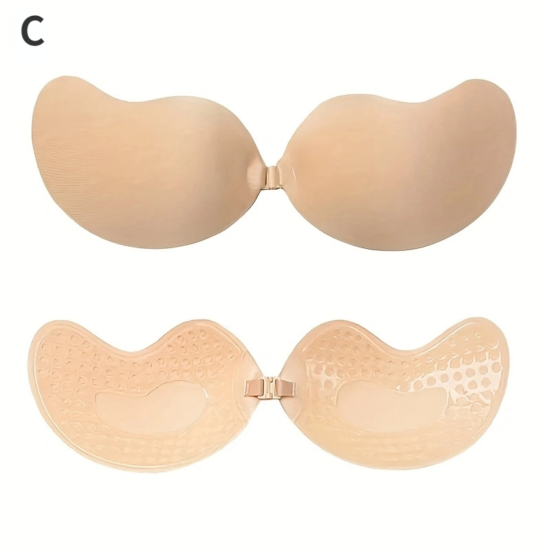 Silicone Bra Self Adhesive Push Up Strapless Invisible Pasties Cover Breast  Lift - Deblu