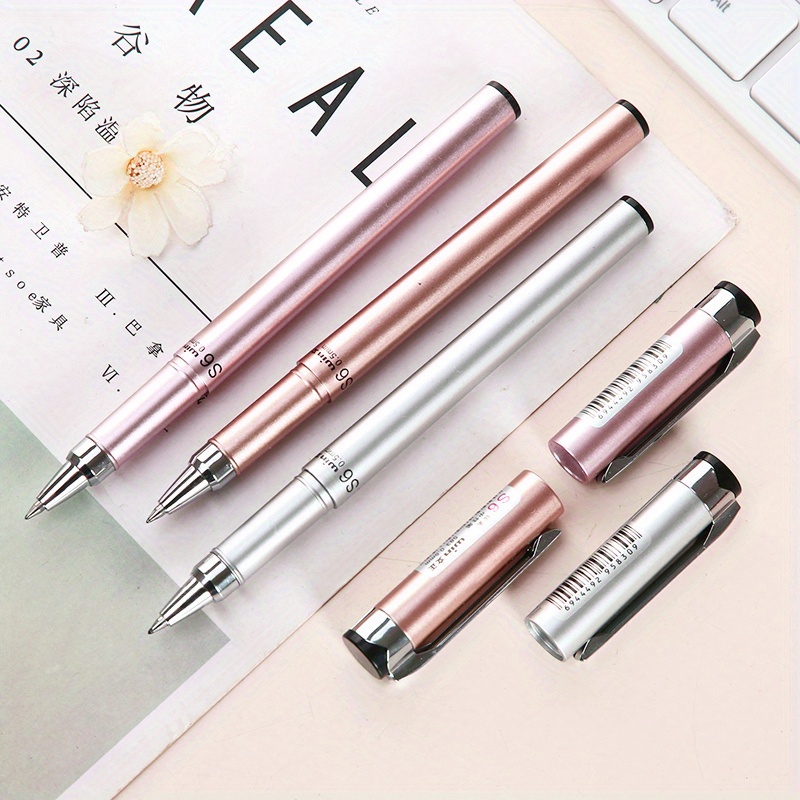 Metal Color Gel Pen Signature Pen Creative Student Writing Practice ...