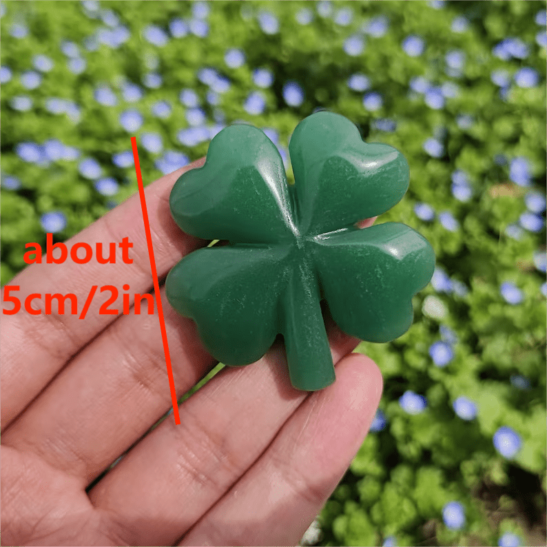 1pc Fashionable Green Lucky Four-leaf Clover Pendant Necklace