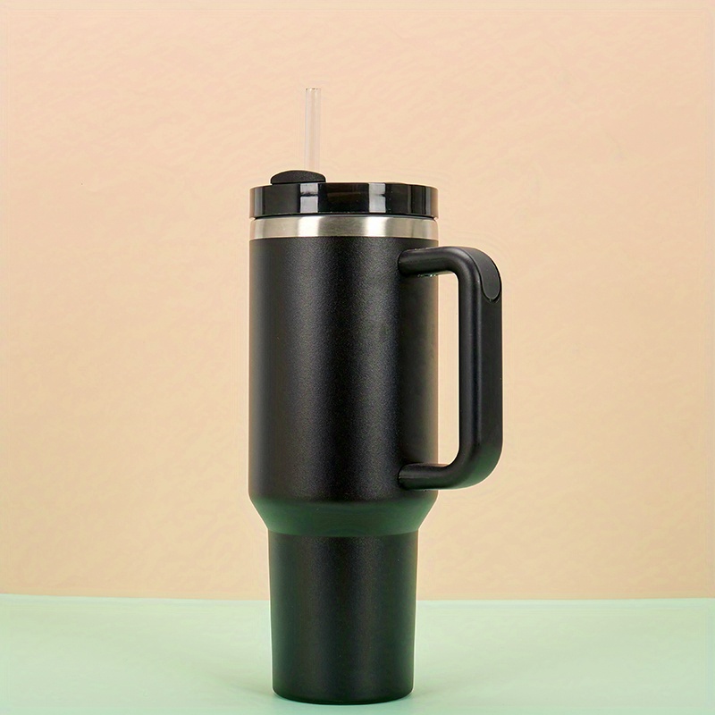 Tumbler With Lid And Straw Stainless Steel Thermal Water - Temu