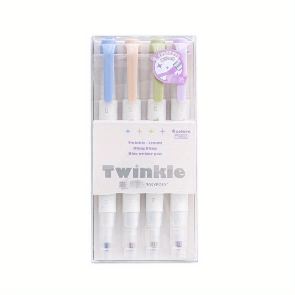 Twinkle Highlighter Pen, Glitter Marker, Back to School Supplies, Marker  Pen, Cute Pen, Kawaii Pen, Bling Bling, School Supplies Aesthetic 